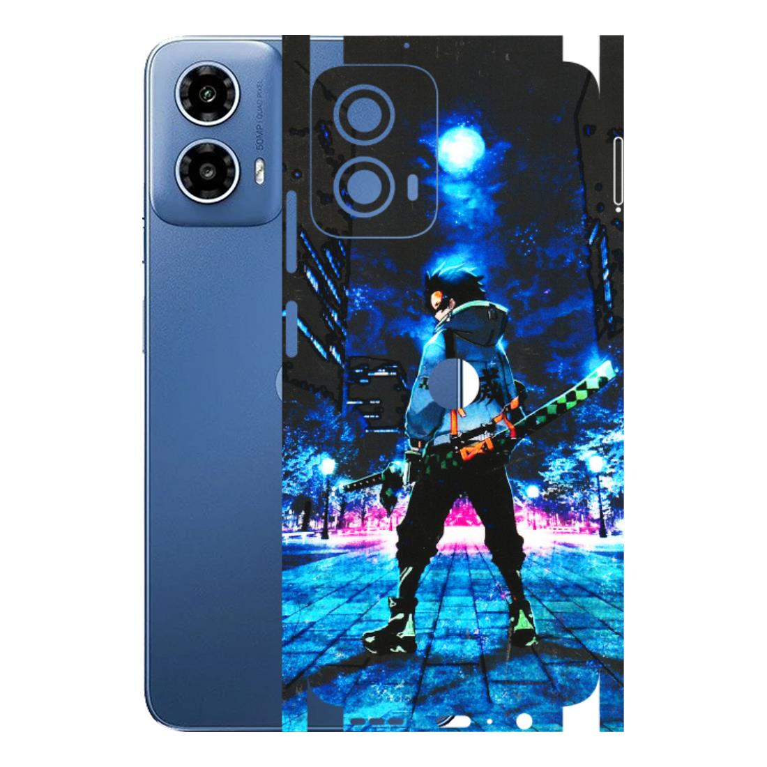Motorola Phone Skins (All Models) - Demon Slayer Sword - 3D Embossed Finish (L-247) Motorola Moto G 34 (5G)