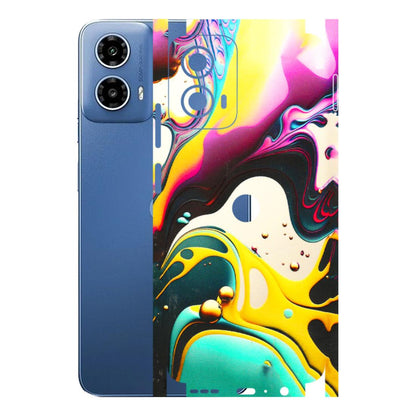 Motorola Phone Skins (All Models) - Multicolor Abstract pattern - 3D Embossed Finish (L-254) Motorola Moto G 34 (5G)