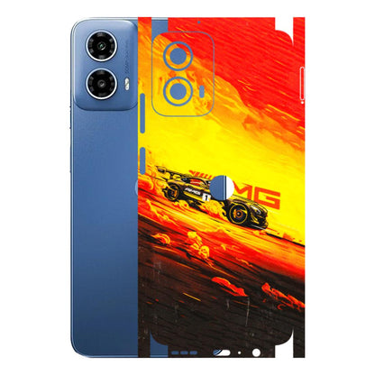 Motorola Phone Skins (All Models) - AMG Car Speed Cover - 3D Embossed Finish (L-256) Motorola Moto G 34 (5G)