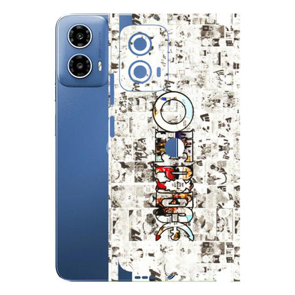 Motorola Phone Skins (All Models) - One Piece Manga - 3D Embossed Finish (L-26) Motorola Moto G 34 (5G)