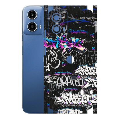 Motorola Phone Skins (All Models) - Graffiti Killer - 3D Embossed Finish (L-274) Motorola Moto G 34 (5G)
