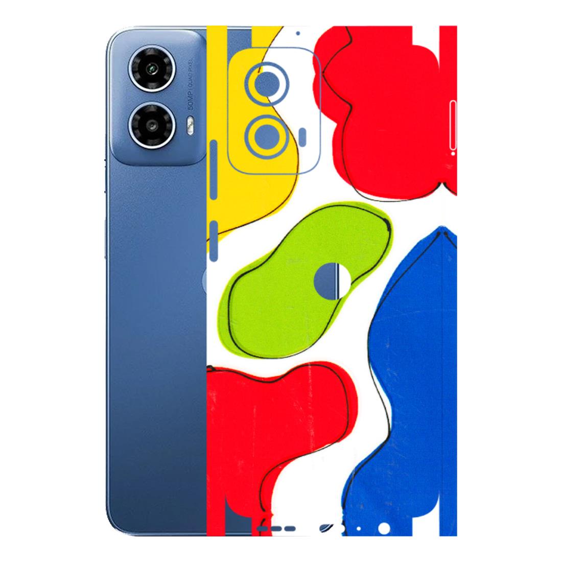 Motorola Phone Skins (All Models) - RGB Colour Paint - 3D Embossed Finish (L-284) Motorola Moto G 34 (5G)
