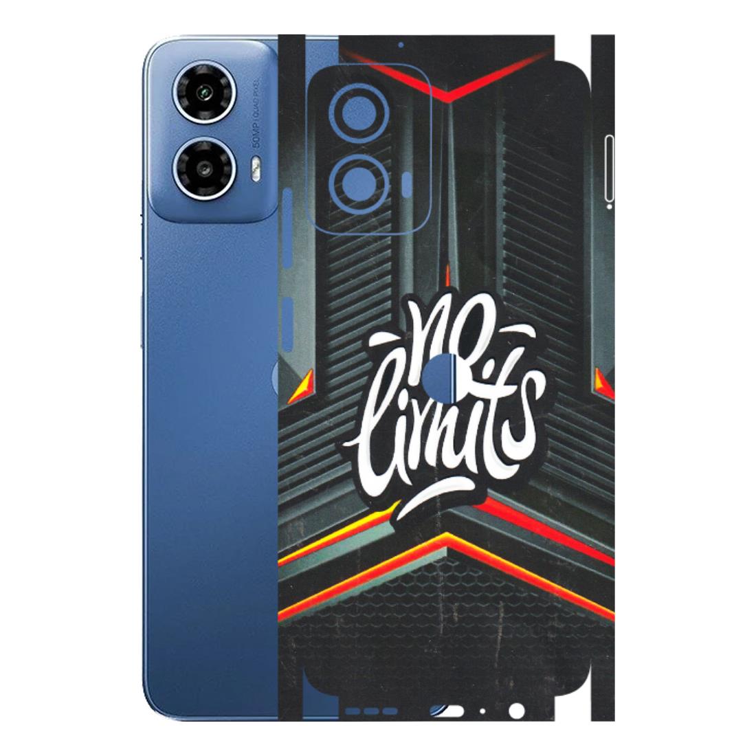Motorola Phone Skins (All Models) - No Limits - 3D Embossed Finish (L-286) Motorola Moto G 34 (5G)