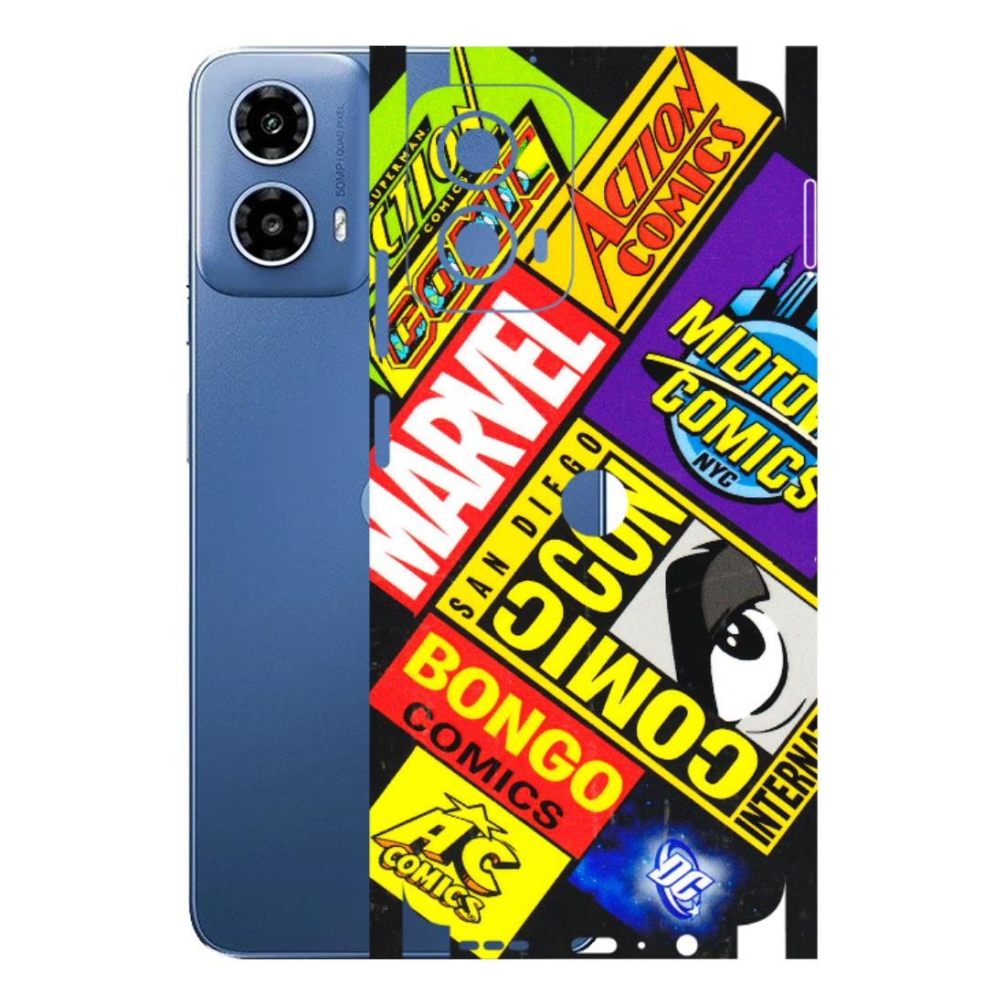 Motorola Phone Skins (All Models) - Bongo Comic Con - 3D Embossed Finish (L-325) Motorola Moto G 34 (5G)