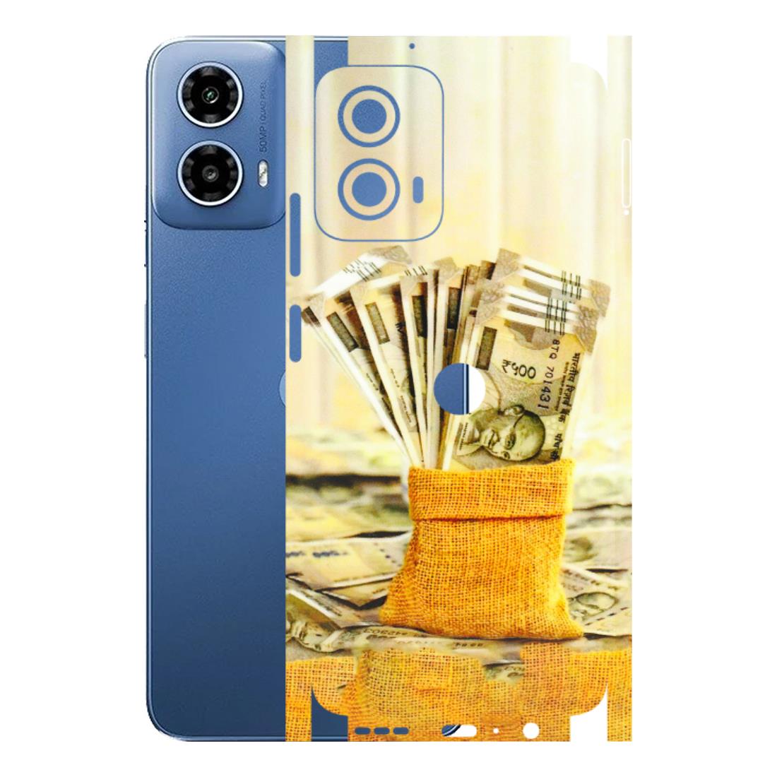 Motorola Phone Skins (All Models) - Show Me The Money - 3D Embossed Finish (L-52) Motorola Moto G 34 (5G)