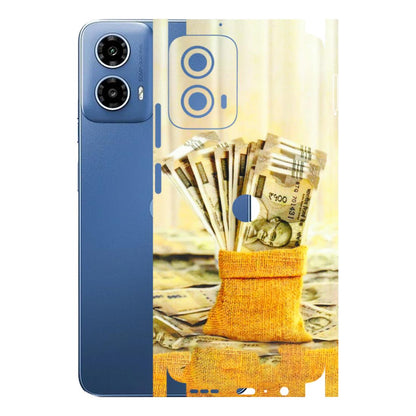 Motorola Phone Skins (All Models) - Show Me The Money - 3D Embossed Finish (L-52) Motorola Moto G 34 (5G)
