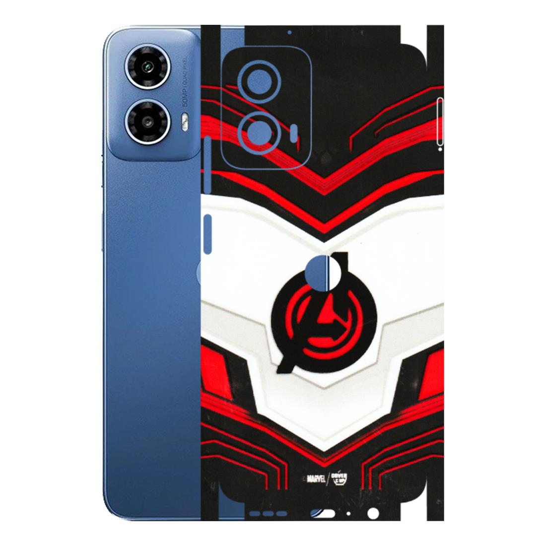 Motorola Phone Skins (All Models) - Avengers Logo - 3D Embossed Finish (L-55) Motorola Moto G 34 (5G)