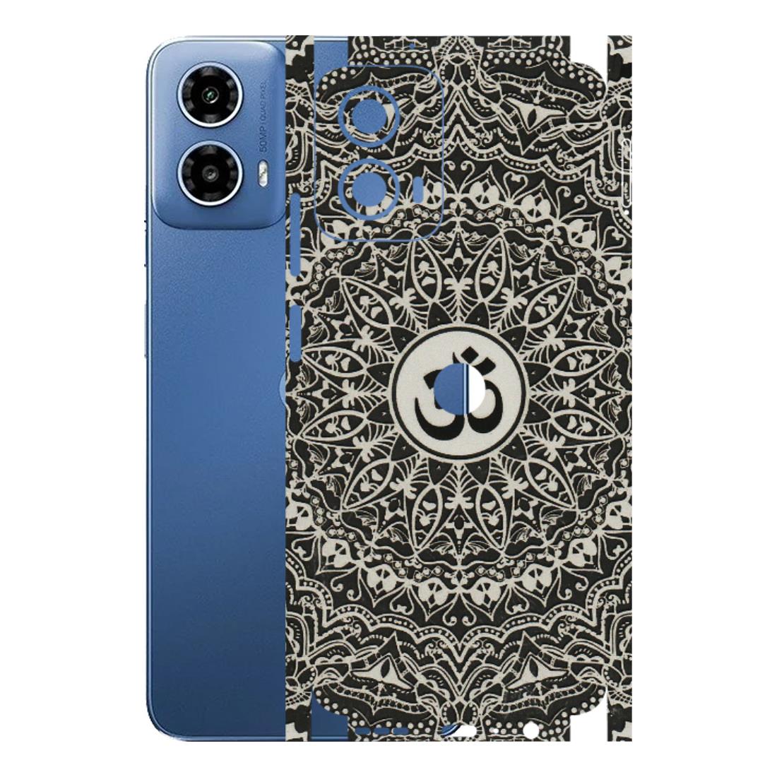 Motorola Phone Skins (All Models) - Aum Elegant Mandala - 3D Embossed Finish (L-62) Motorola Moto G 34 (5G)