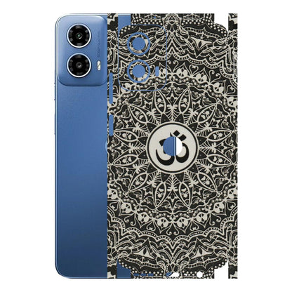 Motorola Phone Skins (All Models) - Aum Elegant Mandala - 3D Embossed Finish (L-62) Motorola Moto G 34 (5G)