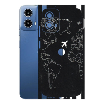 Motorola Phone Skins (All Models) - Never Ending Travel - 3D Embossed Finish (L-79) Motorola Moto G 34 (5G)