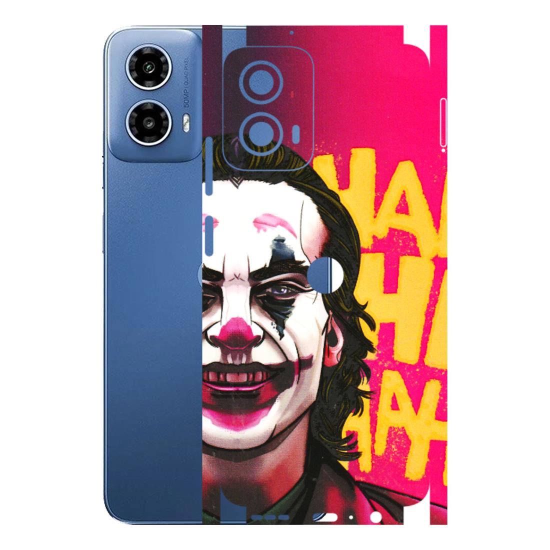 Motorola Phone Skins (All Models) - Joker Evil Laugh - 3D Embossed Finish (L-97) Motorola Moto G 34 (5G)