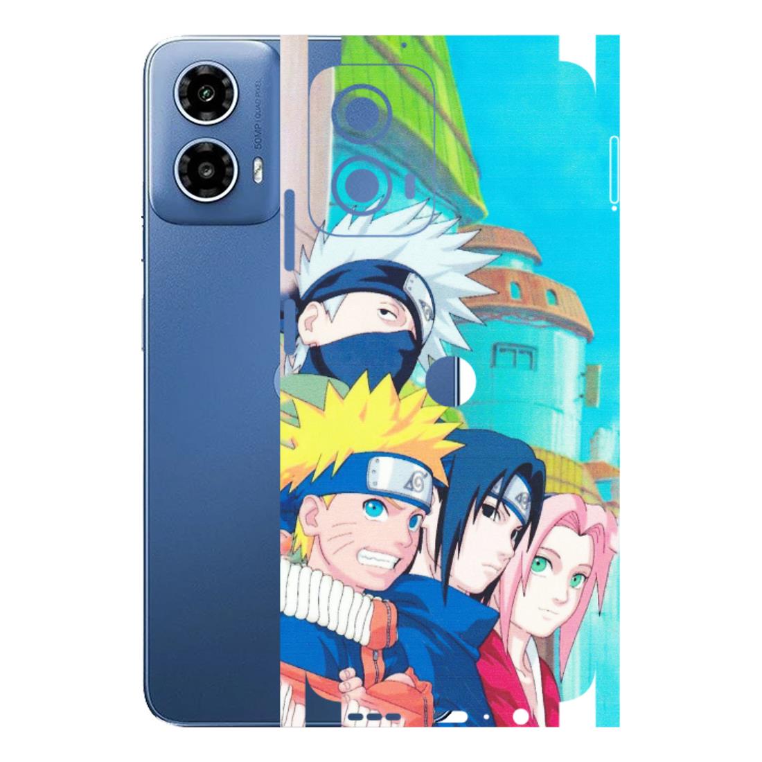 Motorola Phone Skins (All Models) - Team Minato And Kakashi - Matte Finish (M-101) Motorola Moto G 34 (5G)