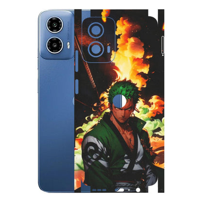 Motorola Phone Skins (All Models) - Roronoa Zoro - Matte Finish (M-102) Motorola Moto G 34 (5G)