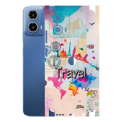 Motorola Phone Skins (All Models) - Travel The Wonders - Matte Finish (M-108) Motorola Moto G 34 (5G)