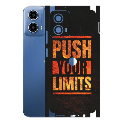 Motorola Phone Skins (All Models) - Push Your Limits - Matte Finish (M-118) Motorola Moto G 34 (5G)