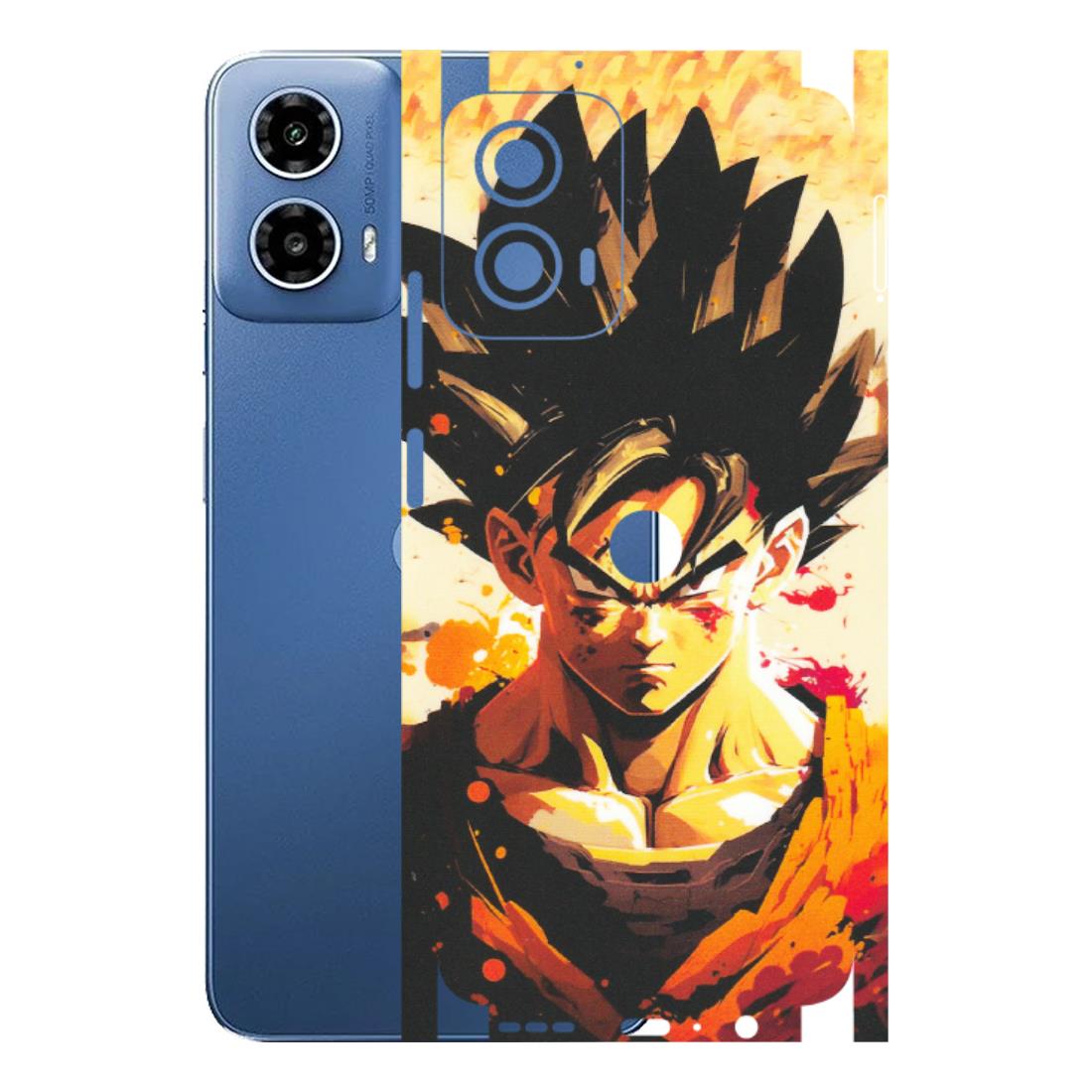 Motorola Phone Skins (All Models) - Angry Goku - Matte Finish (M-12) Motorola Moto G 34 (5G)