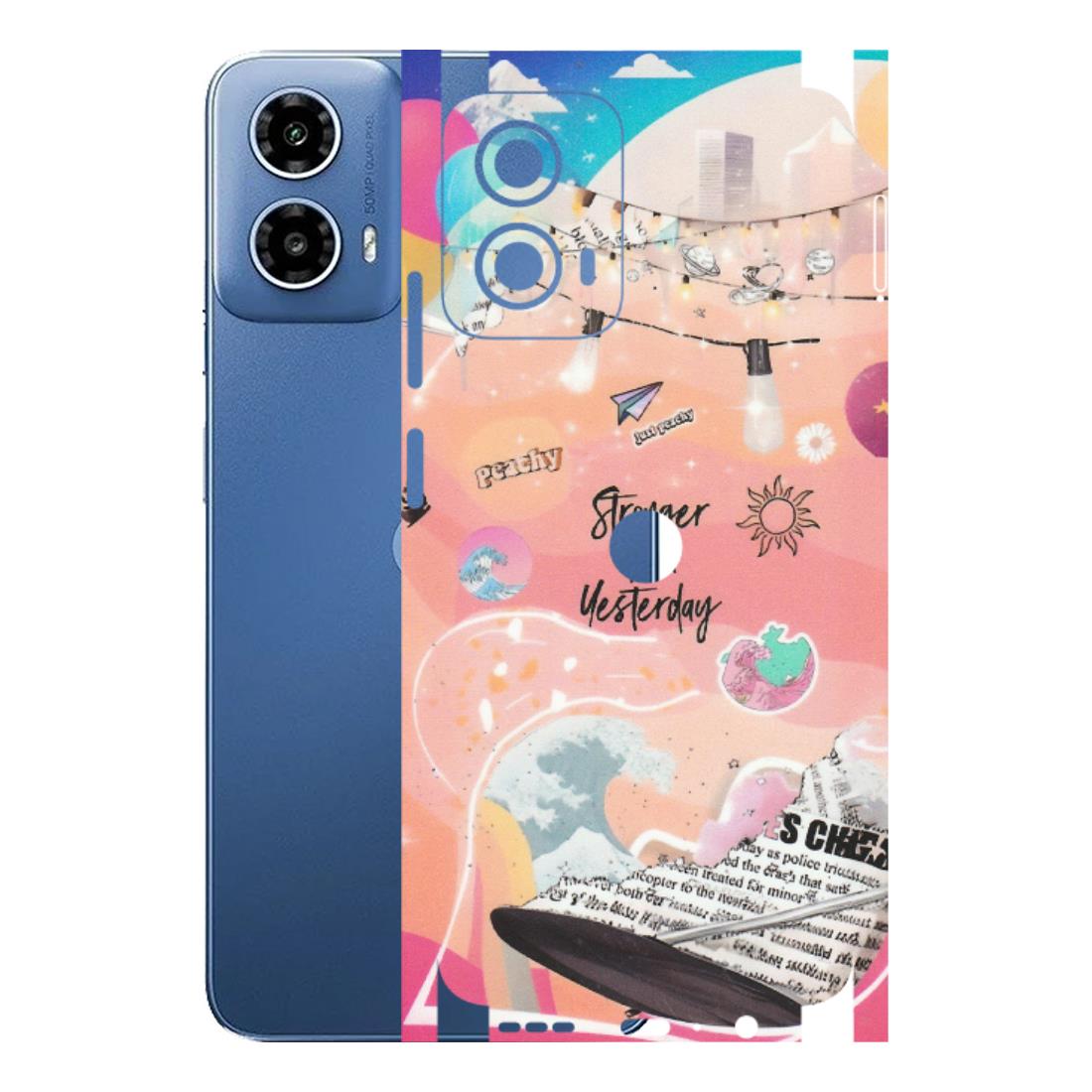 Motorola Phone Skins (All Models) - Stronger Then Yesterday - Matte Finish (M-128) Motorola Moto G 34 (5G)