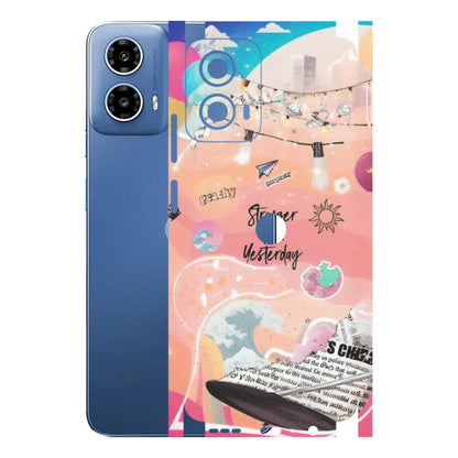 Motorola Phone Skins (All Models) - Stronger Then Yesterday - Matte Finish (M-128) Motorola Moto G 34 (5G)