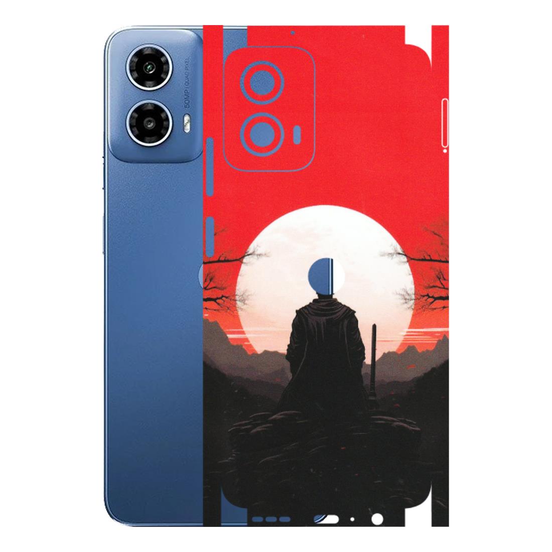 Motorola Phone Skins (All Models) - Samurai Anime - Matte Finish (M-141) Motorola Moto G 34 (5G)