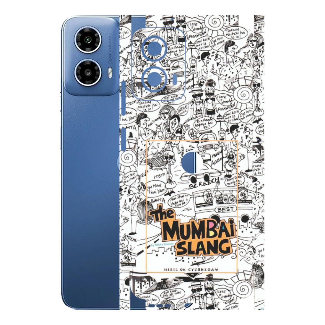 Motorola Phone Skins (All Models) - The Mumbai Slang - Matte Finish (M-142) Motorola Moto G 34 (5G)