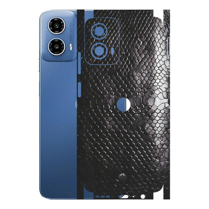 Motorola Phone Skins (All Models) - Black Snack Leather - Matte Finish (M-147) Motorola Moto G 34 (5G)