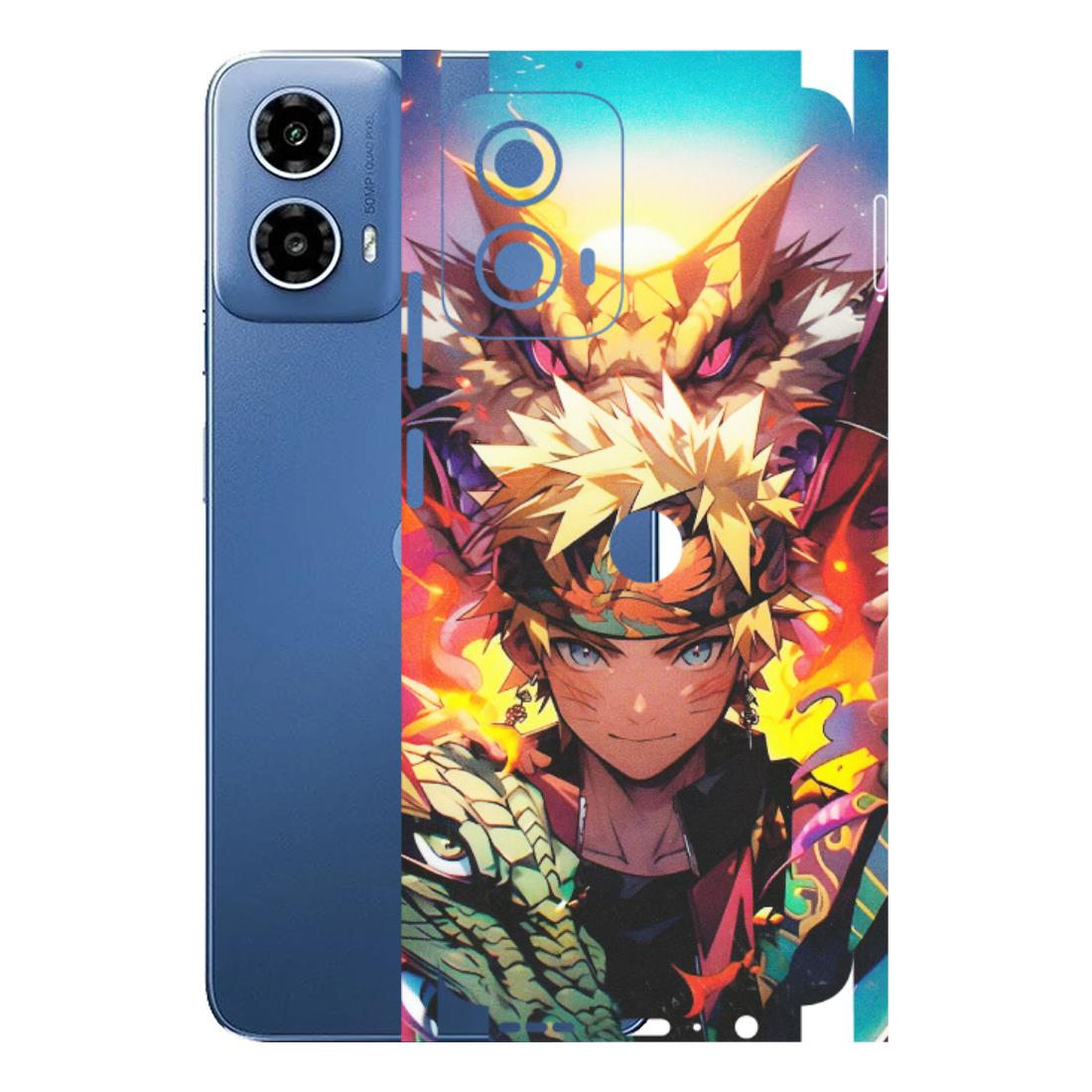 Motorola Phone Skins (All Models) - Angry Naruto Anime - Matte Finish (M-148) Motorola Moto G 34 (5G)