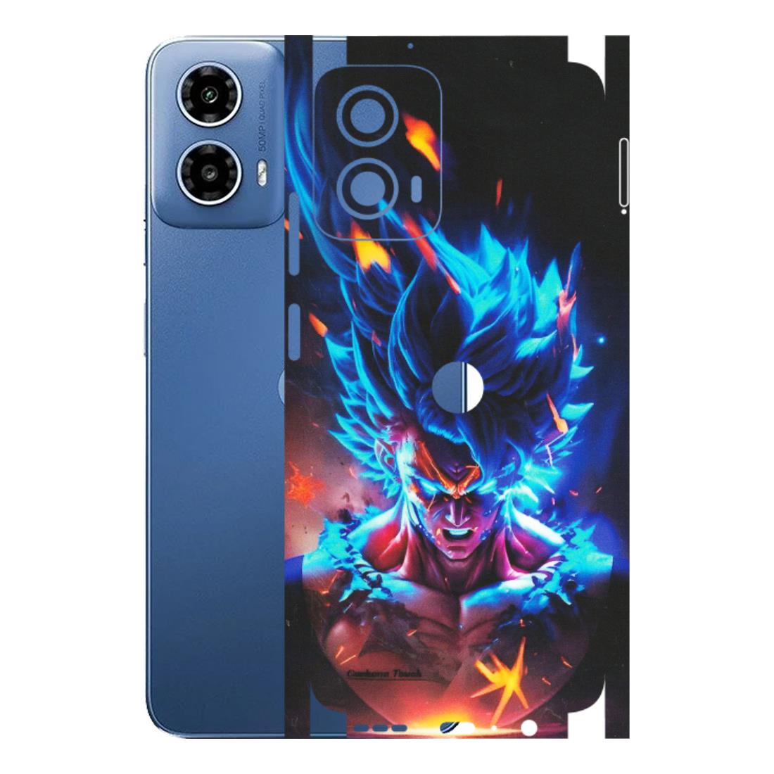 Motorola Phone Skins (All Models) - Angry Goku Dragon Ball Anime - Matte Finish (M-150) Motorola Moto G 34 (5G)