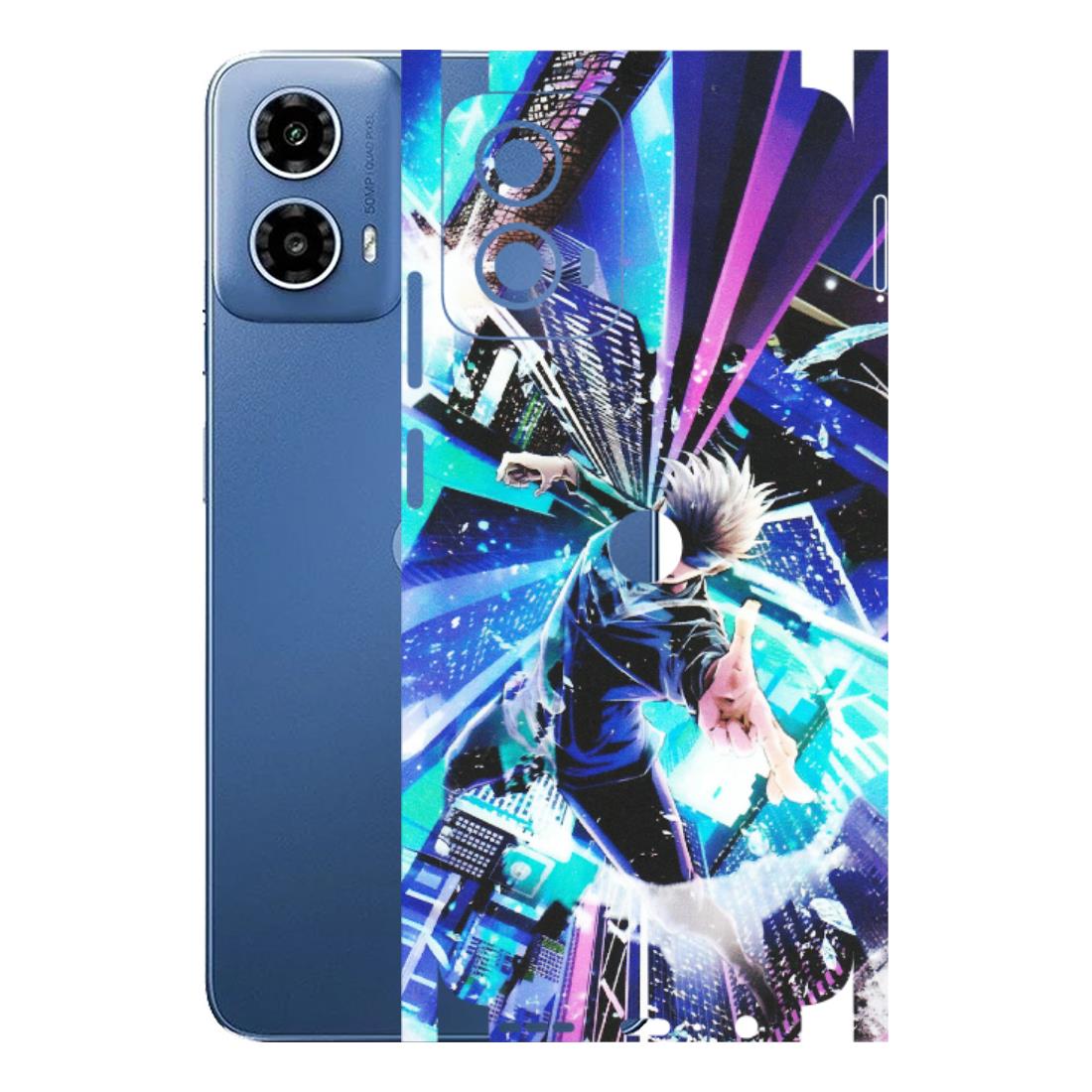 Motorola Phone Skins (All Models) - Manga Action Jujustu Kaisen Anime - Matte Finish (M-155) Motorola Moto G 34 (5G)