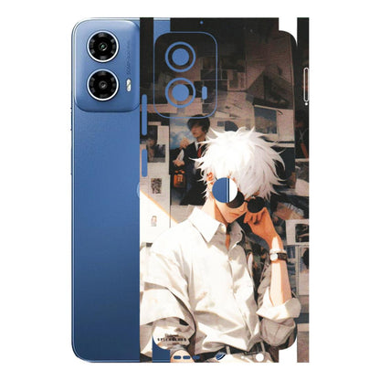 Motorola Phone Skins (All Models) - Gojo Satoru Jujustu Kaisen Anime - Matte Finish (M-156) Motorola Moto G 34 (5G)