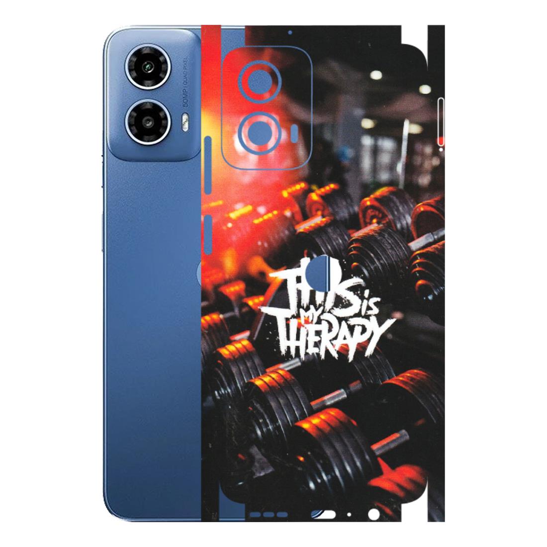 Motorola Phone Skins (All Models) - GYM Lover Therapy - Matte Finish (M-160) Motorola Moto G 34 (5G)