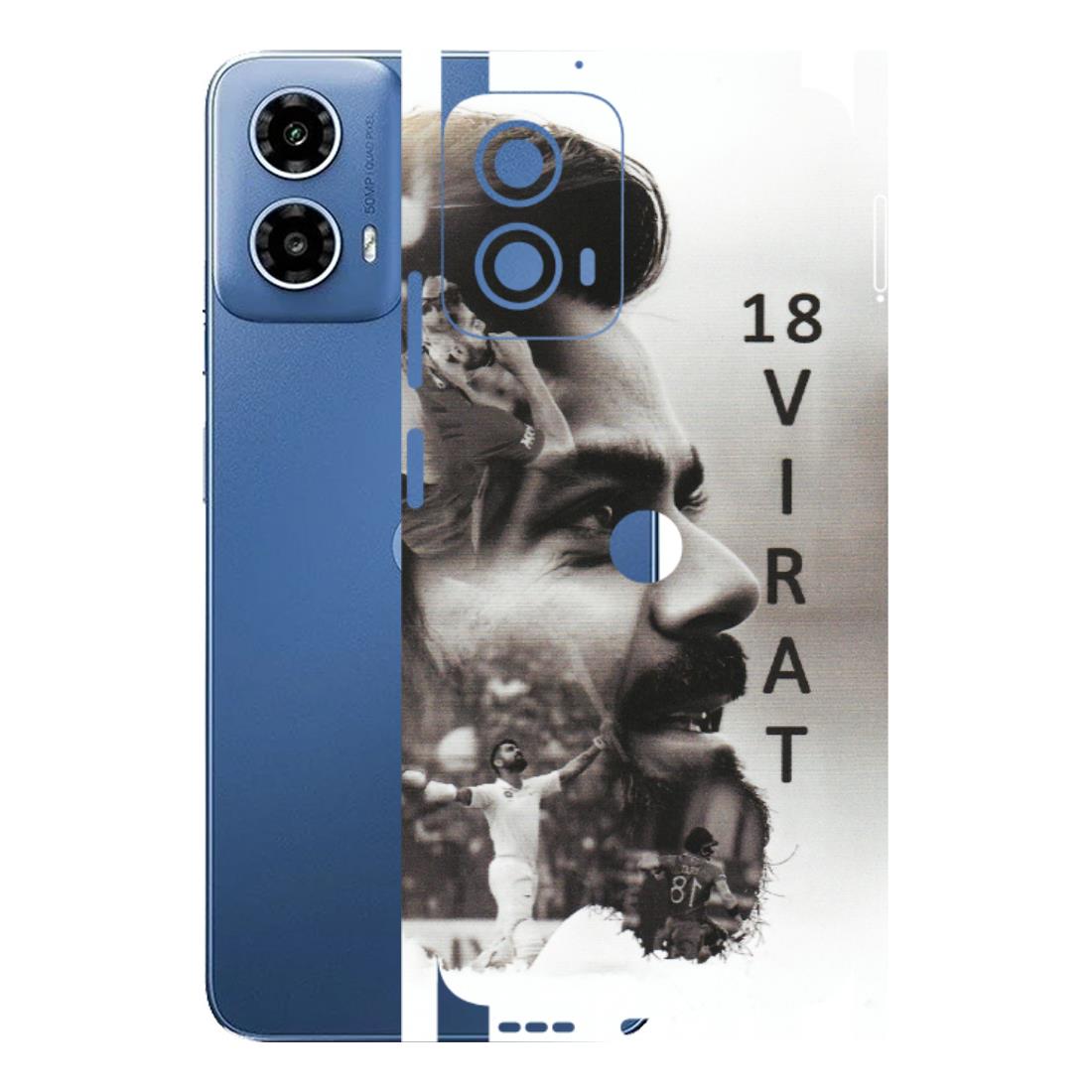 Motorola Phone Skins (All Models) - Virat Kohli Cricketer - Matte Finish (M-163) Motorola Moto G 34 (5G)