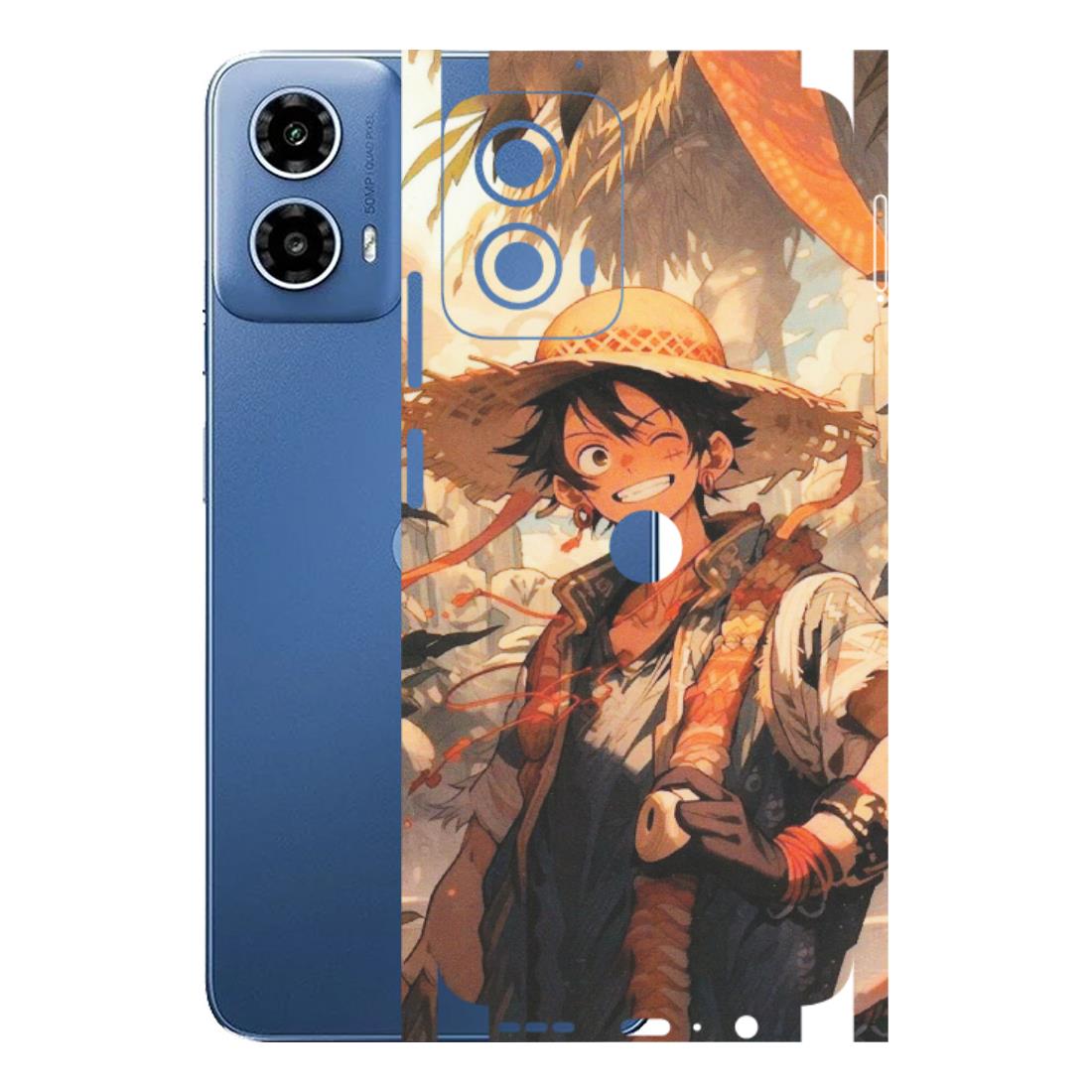 Motorola Phone Skins (All Models) - Anime Character Smile - Matte Finish (M-33) Motorola Moto G 34 (5G)