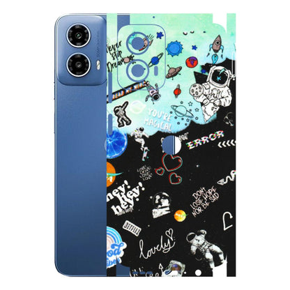 Motorola Phone Skins (All Models) - Living In A Space Dream - Matte Finish (M-46) Motorola Moto G 34 (5G)