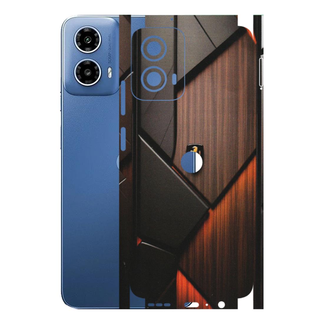Motorola Phone Skins (All Models) - Lambo Beauty Wood Pattern Sober - Matte Finish (M-51) Motorola Moto G 34 (5G)