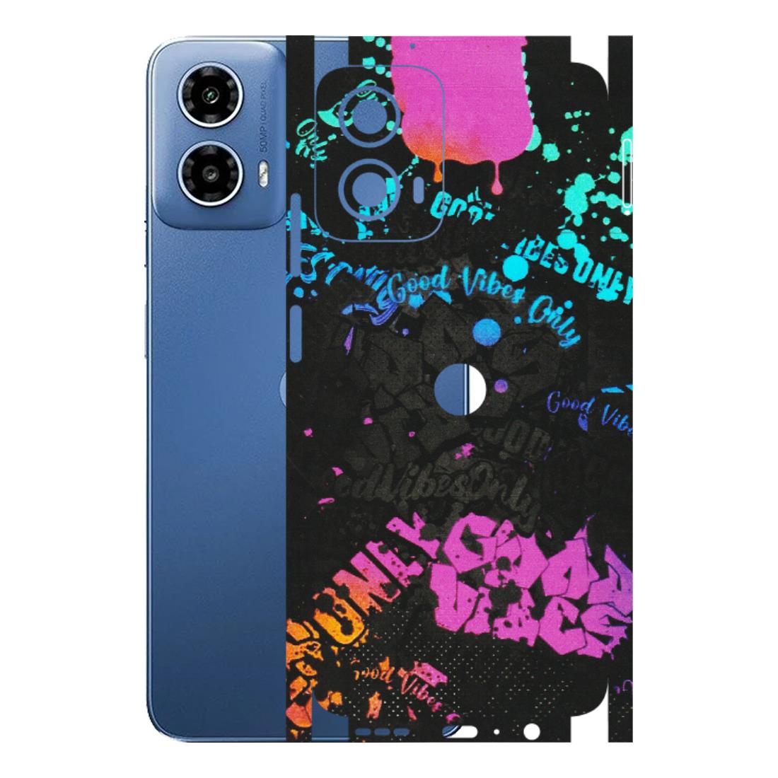 Motorola Phone Skins (All Models) - Majestic Black Vibes - Matte Finish (M-62) Motorola Moto G 34 (5G)