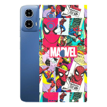 Motorola Phone Skins (All Models) - Marvel Comic Spiderman Grafitti - Matte Finish (M-72) Motorola Moto G 34 (5G)