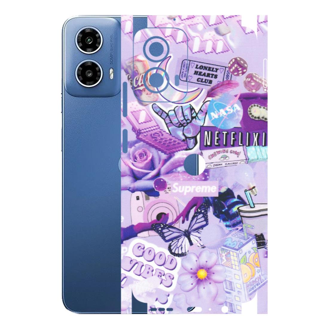 Motorola Phone Skins (All Models) - Supreme Purple Magic - Matte Finish (M-88) Motorola Moto G 34 (5G)