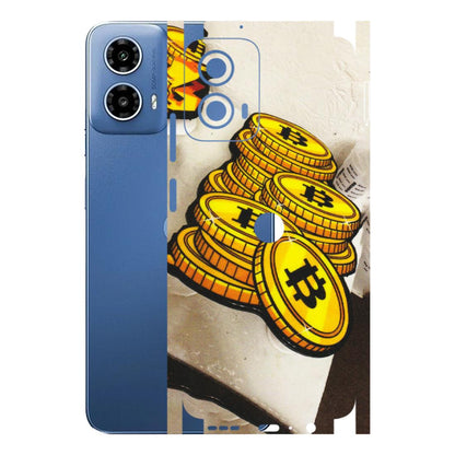 Motorola Phone Skins (All Models) - Billionaire Bitcoin Collection - Matte Finish (M-92) Motorola Moto G 34 (5G)