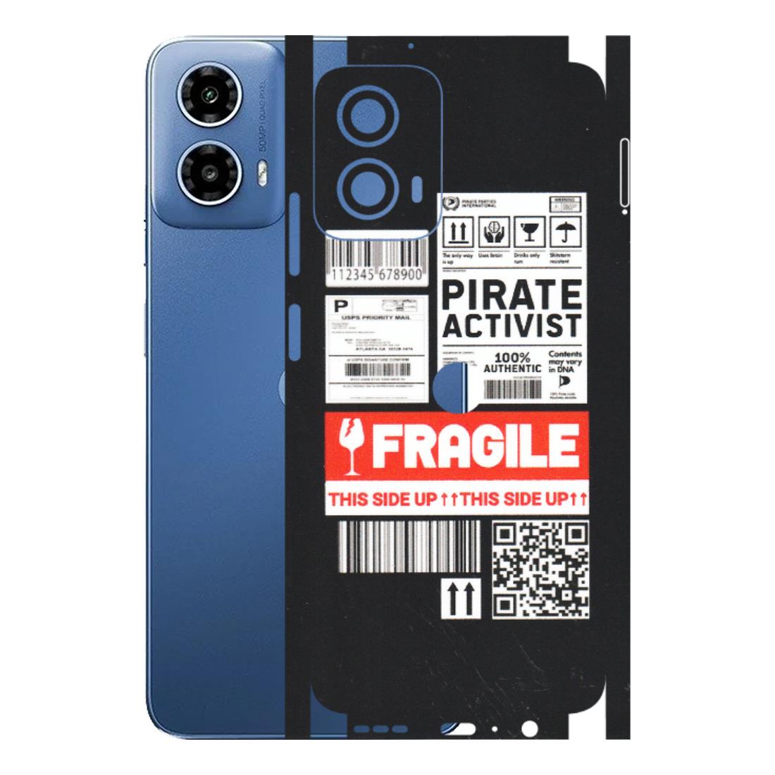 Motorola Phone Skins (All Models) - Handle With Care - Matte Finish (M-99) Motorola Moto G 34 (5G)