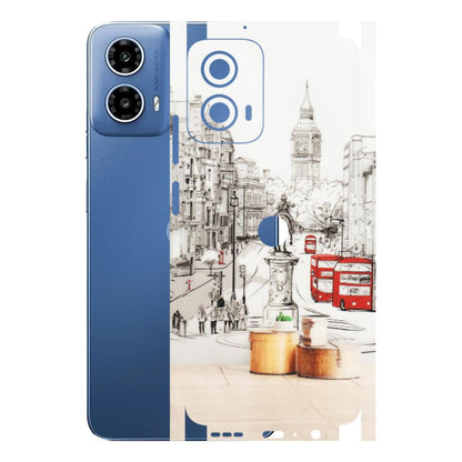Motorola Phone Skins (All Models) - London Street - Transparent Finish (T-02) Motorola Moto G 34 (5G)