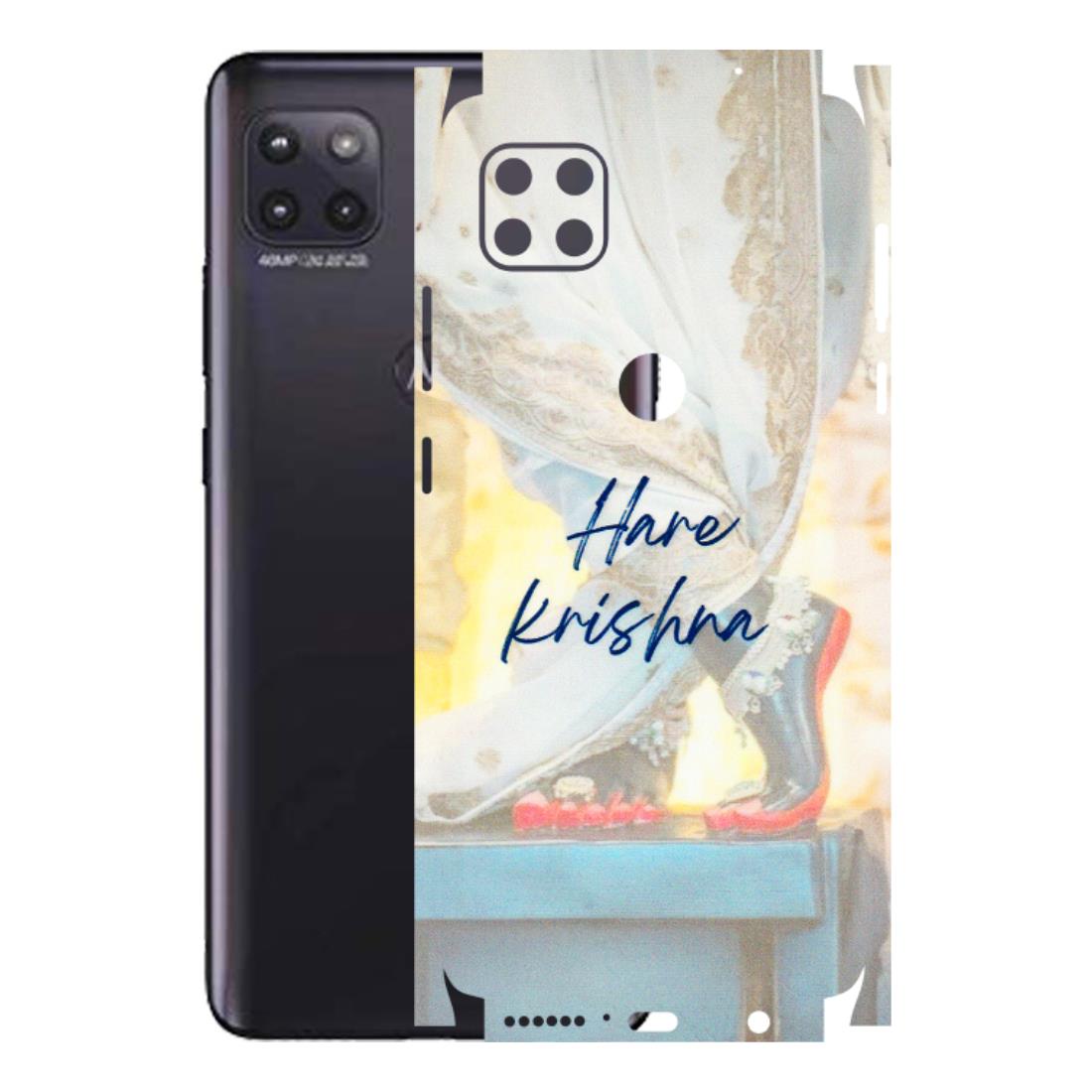 Motorola Phone Skins (All Models) - Hare Krishna - 3D Embossed Finish (L-03) Motorola Moto G (5G)