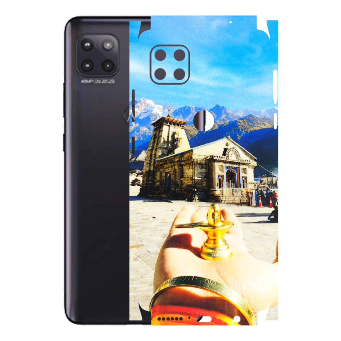 Motorola Phone Skins (All Models) - Beauty of Kedarnath - 3D Embossed Finish (L-108) Motorola Moto G (5G)