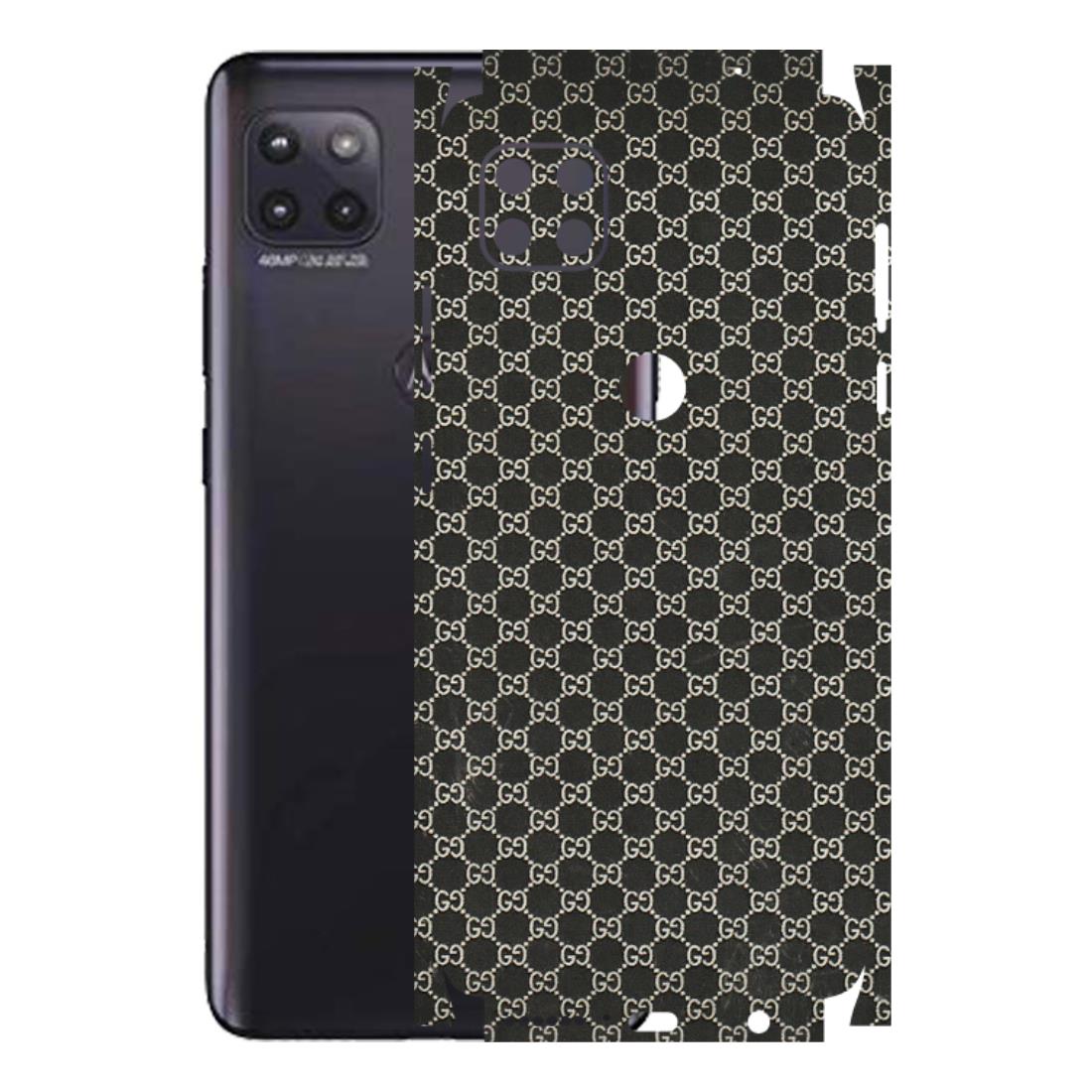 Motorola Phone Skins (All Models) - Black G Print - 3D Embossed Finish (L-109) Motorola Moto G (5G)