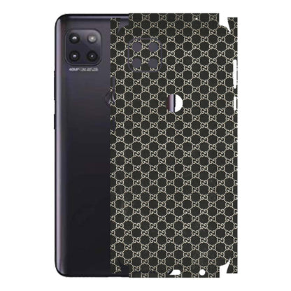 Motorola Phone Skins (All Models) - Black G Print - 3D Embossed Finish (L-109) Motorola Moto G (5G)