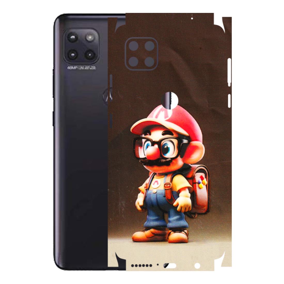 Motorola Phone Skins (All Models) - Little Mario - 3D Embossed Finish (L-119) Motorola Moto G (5G)