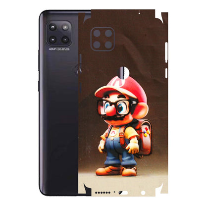 Motorola Phone Skins (All Models) - Little Mario - 3D Embossed Finish (L-119) Motorola Moto G (5G)
