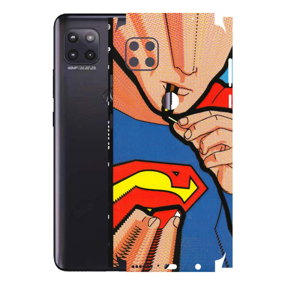 Motorola Phone Skins (All Models) - Superman Sutta - 3D Embossed Finish (L-130) Motorola Moto G (5G)