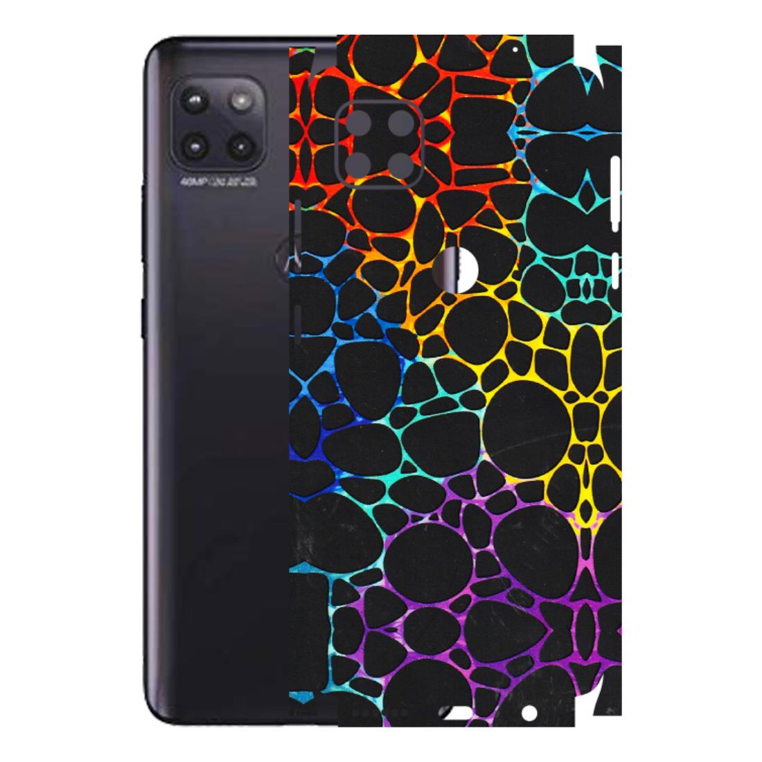 Motorola Phone Skins (All Models) - Abstract Art MultiColour - 3D Embossed Finish (L-133) Motorola Moto G (5G)