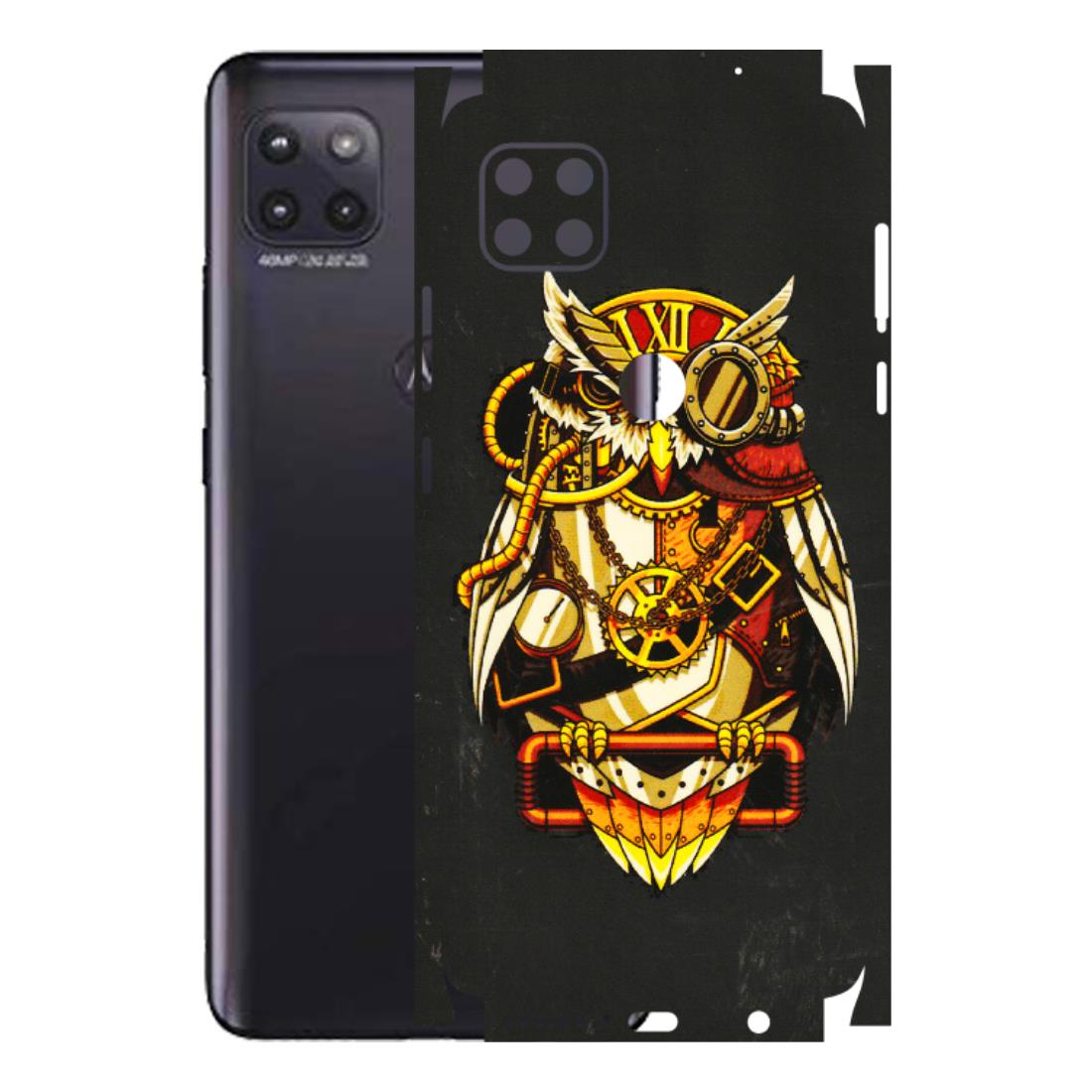 Motorola Phone Skins (All Models) - Classy Smart Owl - 3D Embossed Finish (L-144) Motorola Moto G (5G)