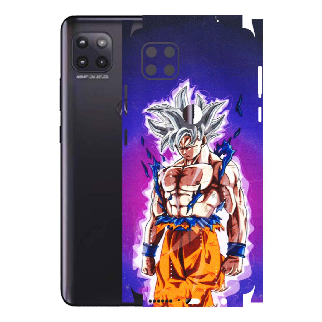 Motorola Phone Skins (All Models) - Goku Purple Anime - 3D Embossed Finish (L-147) Motorola Moto G (5G)